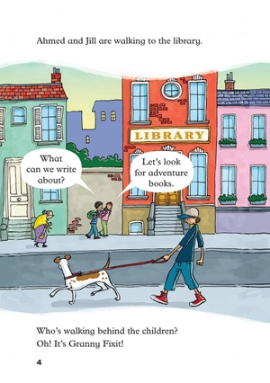 bộ young eli readers - granny fixit and the pirate - stage 1 below a1 - downloadable multimedia