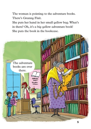 bộ young eli readers - granny fixit and the pirate - stage 1 below a1 - downloadable multimedia