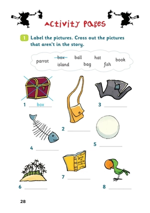 bộ young eli readers - granny fixit and the pirate - stage 1 below a1 - downloadable multimedia