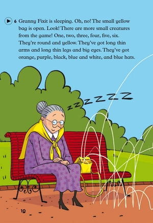 bộ young eli readers - granny fixit and the video game - stage 1 below a1 - downloadable multimedia