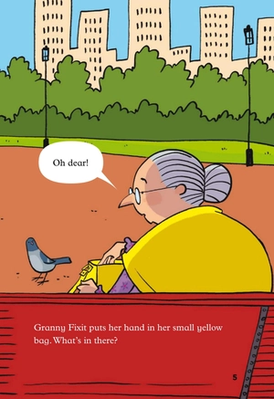 bộ young eli readers - granny fixit and the video game - stage 1 below a1 - downloadable multimedia