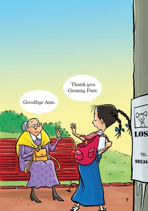 bộ young eli readers - granny fixit and the yellow string - stage 1 below a1 - downloadable multimedia