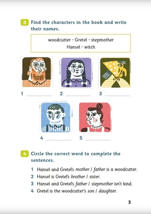 bộ young eli readers - hansel and gretel - stage 4 a2 - downloadable multimedia files