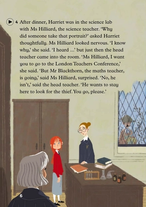 bộ young eli readers - harriet holmes and the portrait - stage 4 a2 - downloadable multimedia