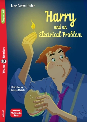 bộ young eli readers - harry and an electrical problem - stage 4 a2 - downloadable multimedia