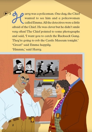 bộ young eli readers - harry and the crown - stage 4 a2 - downloadable multimedia