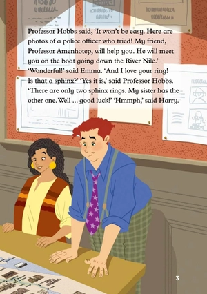 bộ young eli readers - harry and the egyptian tomb - stage 4 a2 - downloadable multimedia