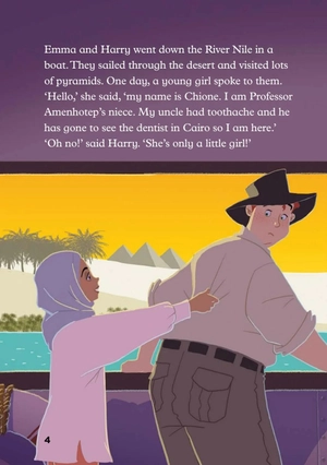 bộ young eli readers - harry and the egyptian tomb - stage 4 a2 - downloadable multimedia