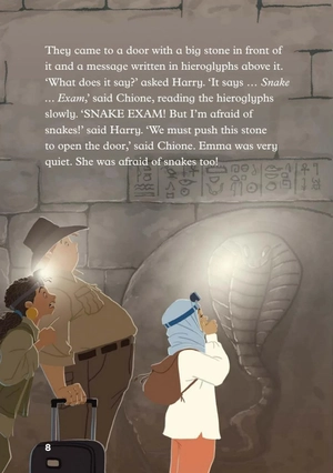bộ young eli readers - harry and the egyptian tomb - stage 4 a2 - downloadable multimedia