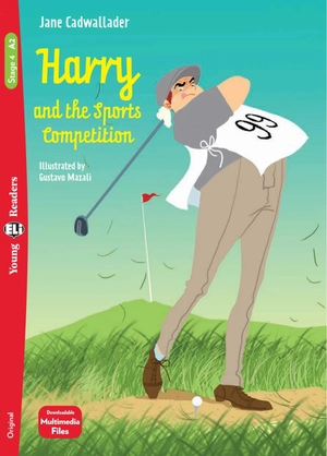 bộ young eli readers - harry and the sports competition - stage 4 a2 - downloadable multimedia