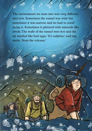 bộ young eli readers - journey to the centre of the earth - stage 4 a2 - downloadable audio files