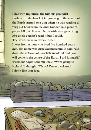 bộ young eli readers - journey to the centre of the earth - stage 4 a2 - downloadable audio files