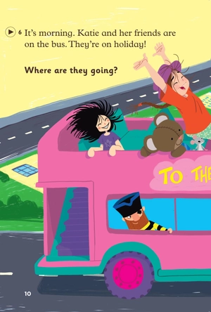 bộ young eli readers - katieℹs happy holiday - stage 1 below a1 - downloadable multimedia