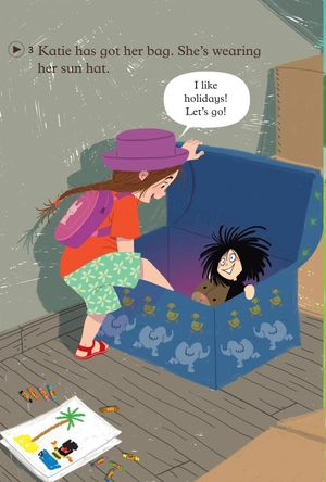 bộ young eli readers - katieℹs happy holiday - stage 1 below a1 - downloadable multimedia