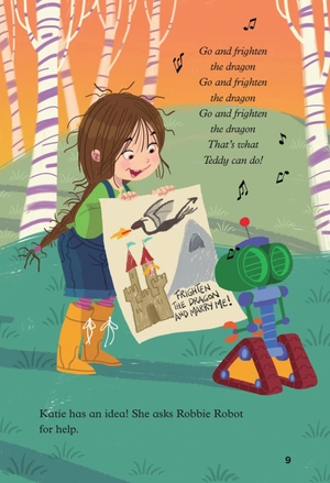 bộ young eli readers - katie, teddy and the princess - stage 1 below a1 - downloadable audio files