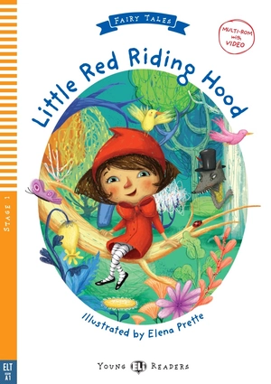 bộ young eli readers - little red riding hood - stage 1 below a1 - downloadable multimedia