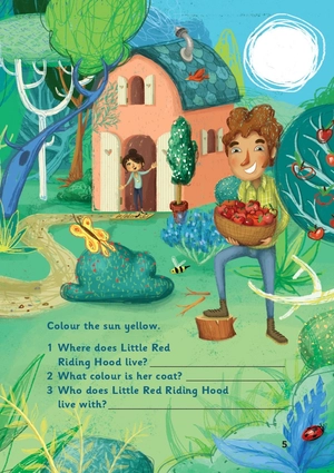 bộ young eli readers - little red riding hood - stage 1 below a1 - downloadable multimedia