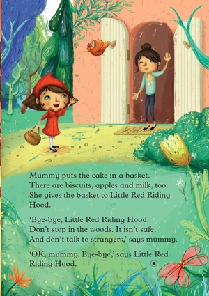 bộ young eli readers - little red riding hood - stage 1 below a1 - downloadable multimedia