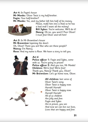 bộ young eli readers - oliver twist - stage 4 a2 - downloadable audio files