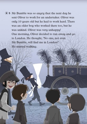 bộ young eli readers - oliver twist - stage 4 a2 - downloadable audio files