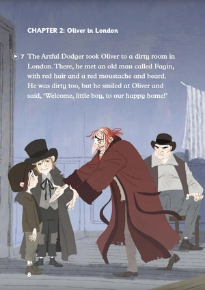 bộ young eli readers - oliver twist - stage 4 a2 - downloadable audio files