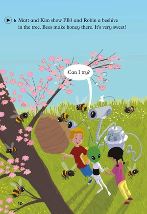 bộ young eli readers - pb3 and the bees - stage 2 a1 - downloadable multimedia