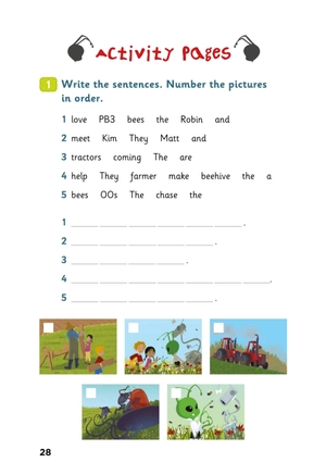 bộ young eli readers - pb3 and the bees - stage 2 a1 - downloadable multimedia