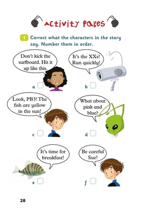 bộ young eli readers - pb3 and the fish - stage 2 a1 - downloadable multimedia