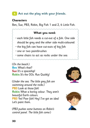 bộ young eli readers - pb3 and the fish - stage 2 a1 - downloadable multimedia