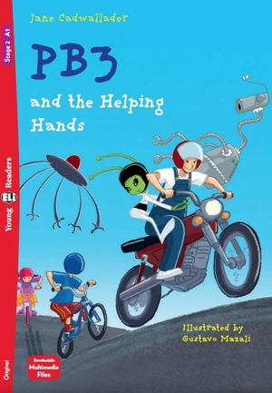bộ young eli readers - pb3 and the helping hands - stage 2 a1 - downloadable multimedia