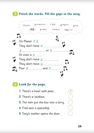 bộ young eli readers - pb3 and the vegetables - stage 2 a1 - downloadable multimedia