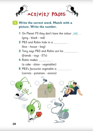 bộ young eli readers - pb3 and the vegetables - stage 2 a1 - downloadable multimedia