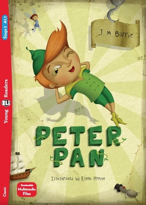 bộ young eli readers - peter pan - stage 3 a1.1 - downloadable multimedia