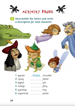 bộ young eli readers - peter pan - stage 3 a1.1 - downloadable multimedia