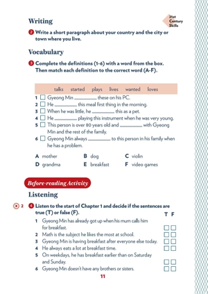 bộ young eli readers real lives - gyeong min kim: my korea - stage 2 a2 - downloadable audio files