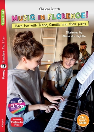bộ young eli readers real lives - music in florence! - stage 4 a2 - downloadable multimedia files