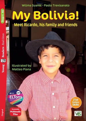bộ young eli readers real lives - my bolivia! - stage 4 a2 - downloadable multimedia files