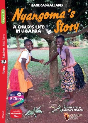 bộ young eli readers real lives - nyangomaℹs story a childℹs life in uganda - stage 4 a2 - downloadable multimedia files