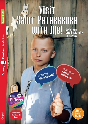 bộ young eli readers real lives - visit saint petersburg with me! - stage 4 a2 - downloadable multimedia files