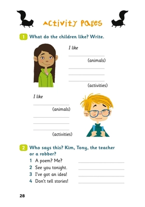 bộ young eli readers - school detectives - stage 2 a1 - downloadable audio files