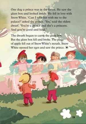 bộ young eli readers - snow white and the seven dwarfs - stage 3 a1.1 - downloadable multimedia