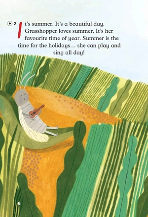 bộ young eli readers - the ant and the grasshopper - stage 1 below a1 - downloadable multimedia