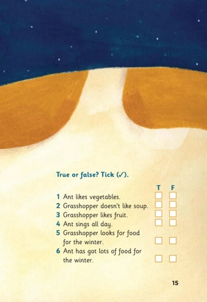 bộ young eli readers - the ant and the grasshopper - stage 1 below a1 - downloadable multimedia