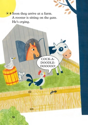 bộ young eli readers - the bremen town musicians - stage 2 a1 - downloadable multimedia