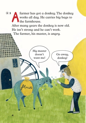 bộ young eli readers - the bremen town musicians - stage 2 a1 - downloadable multimedia