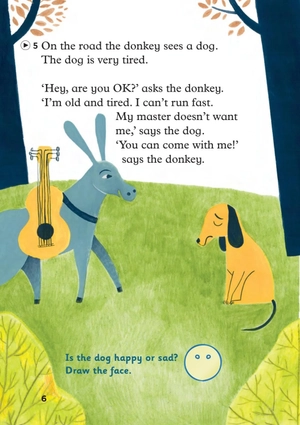 bộ young eli readers - the bremen town musicians - stage 2 a1 - downloadable multimedia