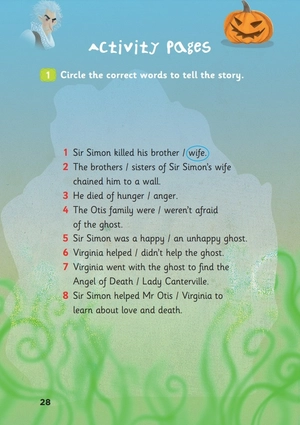 bộ young eli readers - the canterville ghost - stage 3 a1.1 - downloadable multimedia