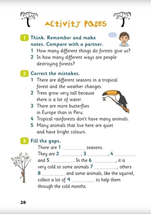 bộ young eli readers -the children and the forests - stage 4 a2 - downloadable audio files