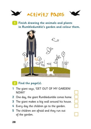 bộ young eli readers - the giant rumbledumble - stage 2 a1 - downloadable audio files