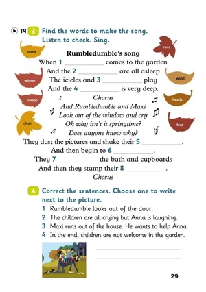 bộ young eli readers - the giant rumbledumble - stage 2 a1 - downloadable audio files